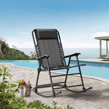 Zero gravity best sale folding rocking chair